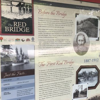 Red Bridge - Plenty of historical data to be discovered! - Landmarks & Historical Buildings Near Me - Kamloops, British Columbia
