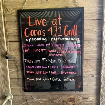 Cora's 471 Grill - Live music schedule - American Near Me - Castroville, Texas Cora's 471 Grill - Live music schedule - American Near Me - Castroville, Texas