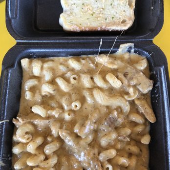 Route 77 Food Park - blackened chicken mac n cheese from Oakley's Rustic - Beer Bar Near Me - Waco, Texas Route 77 Food Park - blackened chicken mac n cheese from Oakley's Rustic - Beer Bar Near Me - Waco, Texas