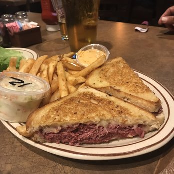 Alibi - Corned Beef Sandwich and beer - Pizza Near Me - Troy, Michigan