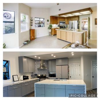 Rebuildit - Before and after kitchen - Flooring Near Me - Sacramento, California