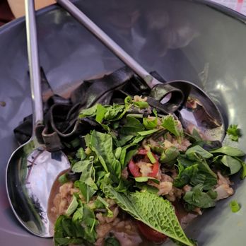 Krill - Squid ink tagliatelle - Asian Fusion Near Me - Durham, North Carolina