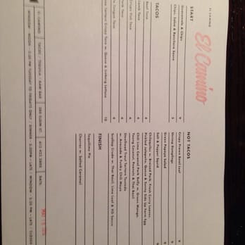 El Camino - Food menu - Mexican Near Me - Ottawa, Ontario