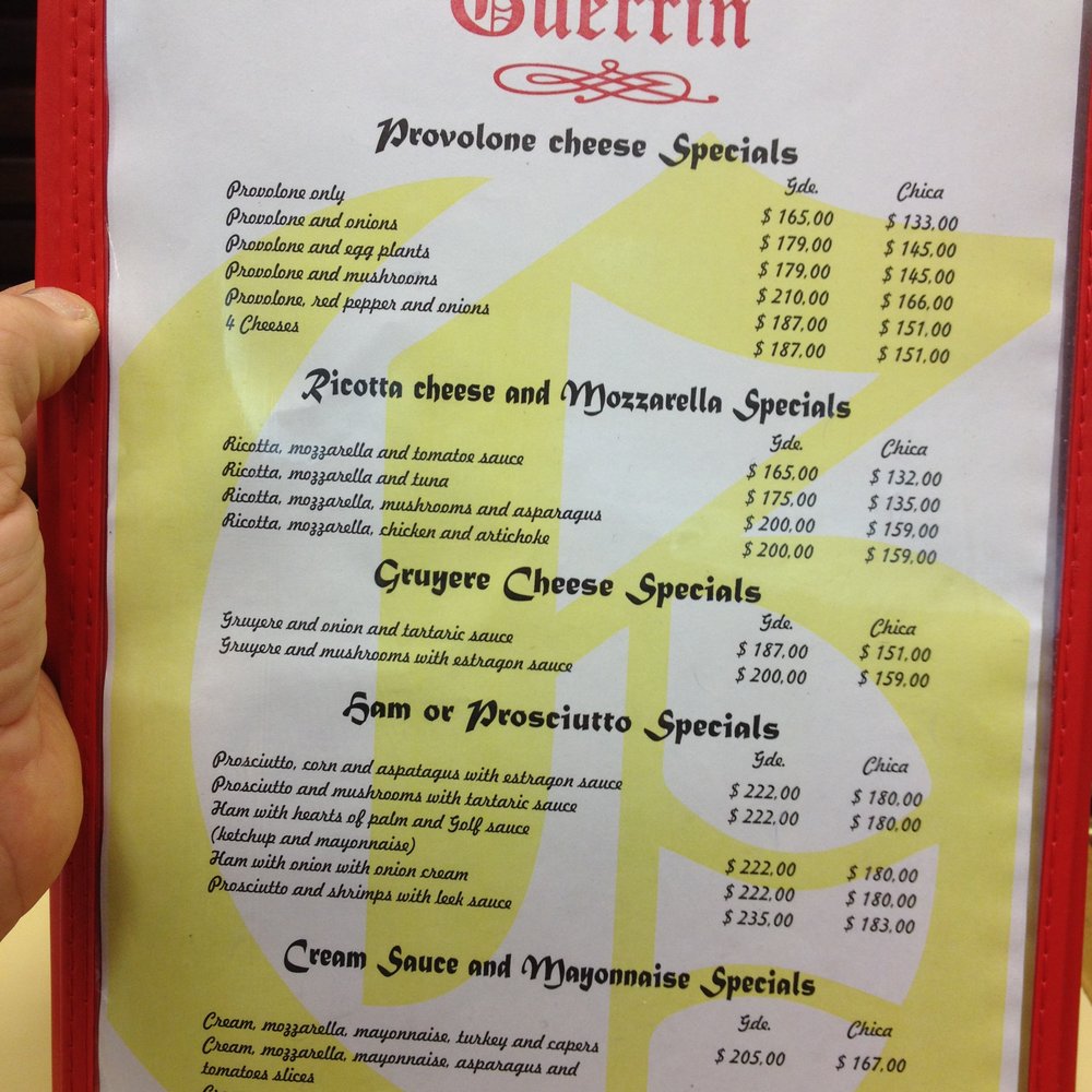 Güerrín - Menu (English) 5 - Pizza Near Me - Buenos Aires, C Güerrín - Menu (English) 5 - Pizza Near Me - Buenos Aires, C