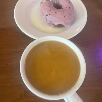 The Victory - a donut and a cup of tea - Coffee & Tea Near Me - Madison, Wisconsin