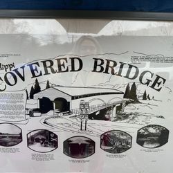 Historic Philippi Covered Bridge - History on the bridge