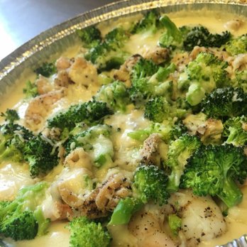 Marco's Express - Fettuccine Alfredo with Chicken and Broccoli - Pizza Near Me - Belleville, Illinois Marco's Express - Fettuccine Alfredo with Chicken and Broccoli - Pizza Near Me - Belleville, Illinois