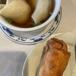 Fortune Garden - Wonton soup and egg roll