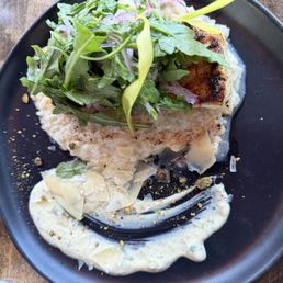 Grouper with risotto