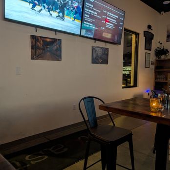 Toast - Scott’s Walk - Front wall and host stand with monitors for menu and sports - Bars Near Me - Richmond, Virginia Toast - Scott’s Walk - Front wall and host stand with monitors for menu and sports - Bars Near Me - Richmond, Virginia