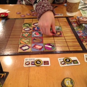 Table Top Cafe - Playing sushi! - Coffee & Tea Near Me - Edmonton, Alberta