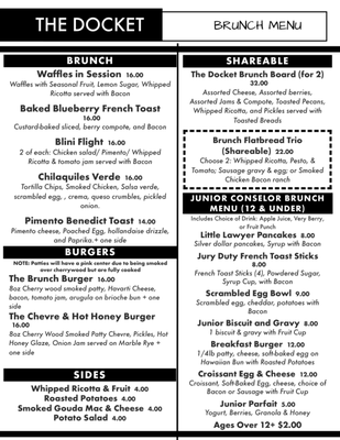 Menu photo 1 The Docket Hernando, MS Menu photo 1 The Docket Hernando, MS