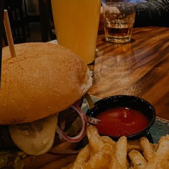 TownHall - Burger and truffle fries! - New American Near Me - Cleveland, Ohio