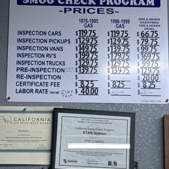 Eric's Smog Test Only - Smog Check Stations Near Me - Tarzana, California Eric's Smog Test Only - Smog Check Stations Near Me - Tarzana, California