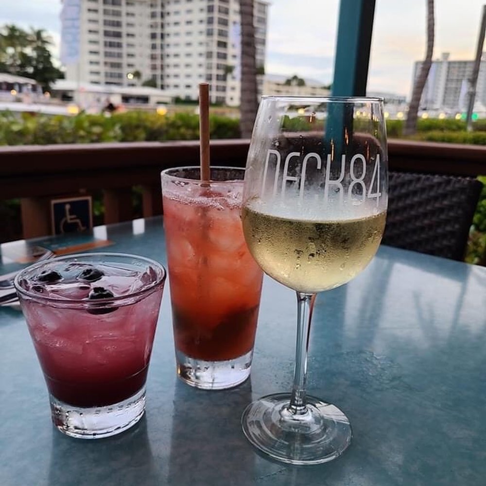 Deck 84 - Tito's Texas Two Step, Strawberry Basil Cooler, Pinot Grigio - New American Near Me - Delray Beach, Florida Deck 84 - Tito's Texas Two Step, Strawberry Basil Cooler, Pinot Grigio - New American Near Me - Delray Beach, Florida