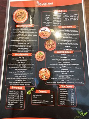 Menu photo 2 Palm Thai Tampa, FL Menu photo 2 Palm Thai Tampa, FL