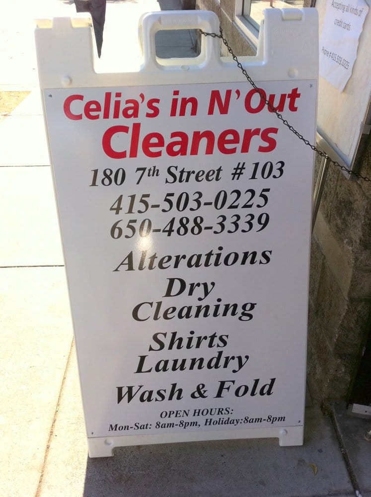 CELIA’S IN N’ OUT CLEANERS 37 Reviews 180 7th St, San Francisco, CA