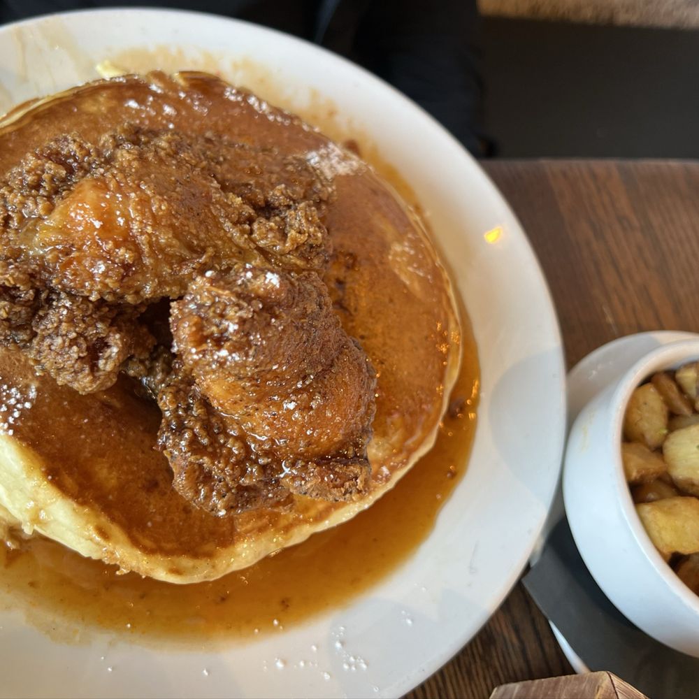 Brunch & Sip - Pancakes and Roasted Garlic Rosemary Potatoes - Coffee & Tea Near Me - Phoenix, Arizona Brunch & Sip - Pancakes and Roasted Garlic Rosemary Potatoes - Coffee & Tea Near Me - Phoenix, Arizona