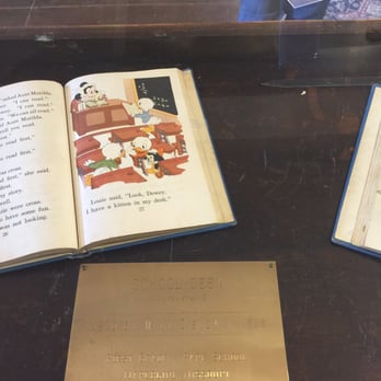 Walt Disney Hometown Museum - Walt Disney's desk from when he was in school - Museums Near Me - Marceline, Missouri Walt Disney Hometown Museum - Walt Disney's desk from when he was in school - Museums Near Me - Marceline, Missouri