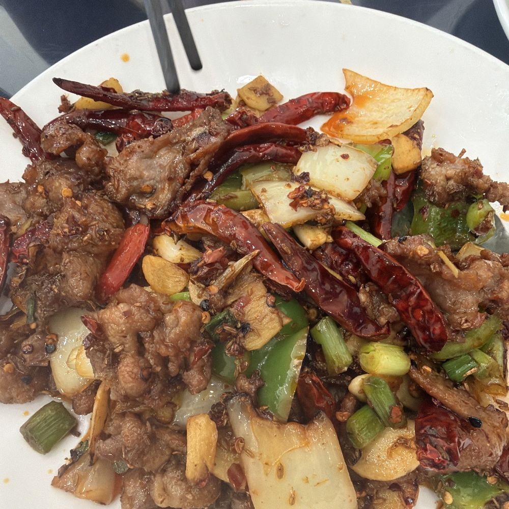 Chef Zhao Bistro - Cumin Lamb 香炒孜然羊 - Szechuan Near Me - San Mateo, California