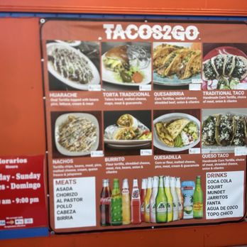 Tacos 2 Go - Menu - Food Trucks Near Me - Portland, Oregon Tacos 2 Go - Menu - Food Trucks Near Me - Portland, Oregon