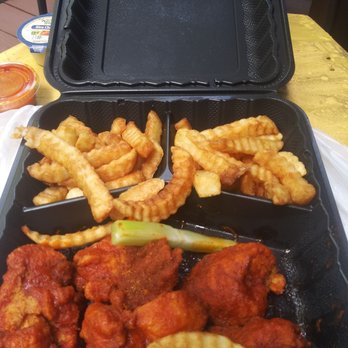 America's Best Wings - Fries a little on the burnt side and one piece of celery. - Chicken Wings Near Me - Upper Marlboro, Maryland America's Best Wings - Fries a little on the burnt side and one piece of celery. - Chicken Wings Near Me - Upper Marlboro, Maryland