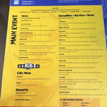 Dilla Libre Dos - Menu - Mexican Near Me - Scottsdale, Arizona