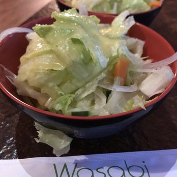 Wasabi - Salad with sesame dressing!! - Sushi Bars Near Me - San Antonio, Texas Wasabi - Salad with sesame dressing!! - Sushi Bars Near Me - San Antonio, Texas