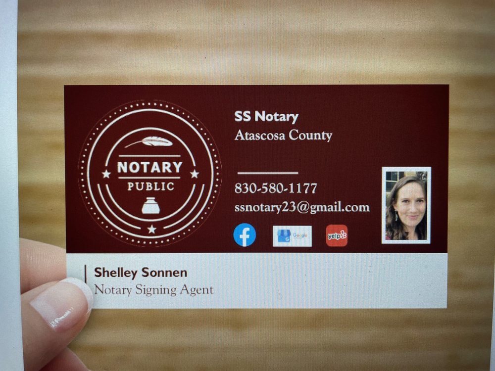 SS NOTARY Updated May 2024 Request a Quote Pleasanton, Texas Notaries Phone Number Yelp