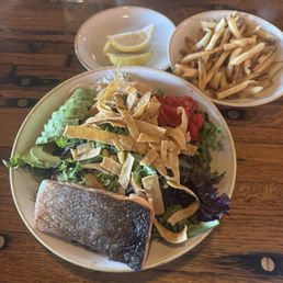 Steak Salad sub salmon