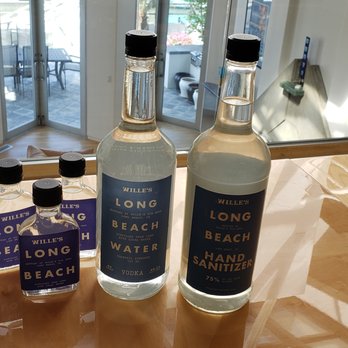 Wille's Tin Shop - Hand Sanitizer and Vodka (aka Long Beach Water) - Distilleries Near Me - Long Beach, California