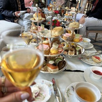 The Living Room - Opted for the French cider (tasted like a less sweet Martinelli's) and the coconut cream tea is so yummy - Tea Rooms Near Me - Beverly Hills, California The Living Room - Opted for the French cider (tasted like a less sweet Martinelli's) and the coconut cream tea is so yummy - Tea Rooms Near Me - Beverly Hills, California