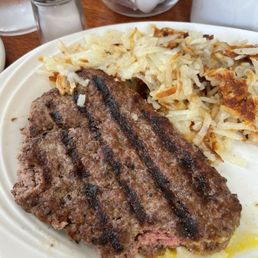 Chopped Steak and Eggs