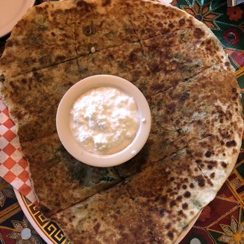 Khyber Pass Kabob - Bolani - pancake stuffed with leek/potato. Yum! - Afghan Near Me - Dublin, California