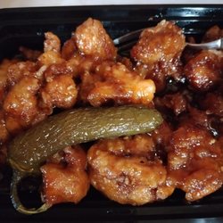 Sam's China Bistro - Never had Chinese food with the spice being a jalapeno. Seriously, that was the only spice.