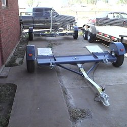 J & J Trailers - We have tow dollies with; no brake, elec. brake, and surge brake.