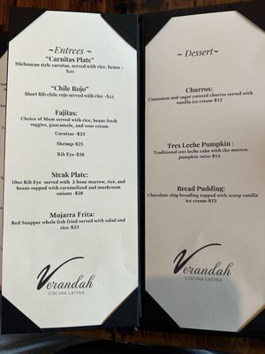 Menu photo 2 Verandah Latin Kitchen & Bar Morton, IL Menu photo 2 Verandah Latin Kitchen & Bar Morton, IL