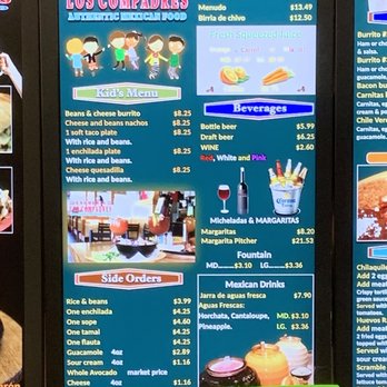 Taqueria Los Compadres - Menu - Mexican Near Me - Rancho Cordova, California Taqueria Los Compadres - Menu - Mexican Near Me - Rancho Cordova, California
