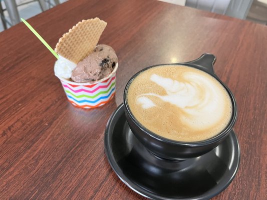 Contra Costa Coffee featuring Ginger's Gelato by null