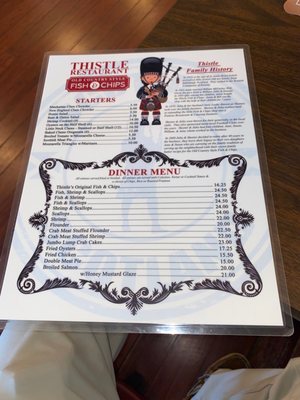Menu photo 3 The Thistle Fish And Chips Lyndhurst, NJ