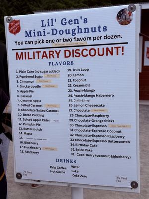 Menu photo 1 Lil’ Gen’s Donuts Hoonah, AK Menu photo 1 Lil’ Gen’s Donuts Hoonah, AK