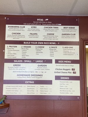 Menu photo 1 The Pita Shop San Marcos, TX