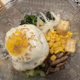 bibimbap tofu bibimbap tofu