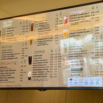Sunmerry Bakery - Drinks menu Nov 2025 - Bakeries Near Me - Temple City, California