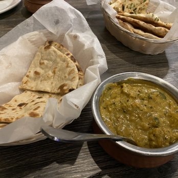 Mint Indian Bistro - Vegan Korma with Roti - Indian Near Me - Las Vegas, Nevada