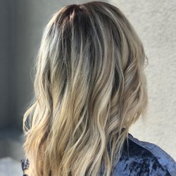 Belleza Salon - Say hello to this cute rooty blonde by stylist Cassie Whittier.