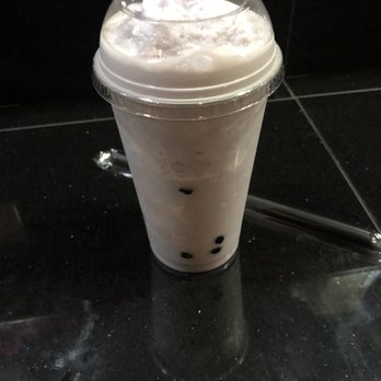 Pho 99 - Taro bubble tea smoothie with boba tapioca and whip - Vietnamese Near Me - Fort Myers, Florida