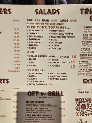 Menu photo 2 Buffalo Bros Sundance Fort Worth, TX