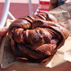 Meyers Bageri - Blueberry Cinnamon Danish Roll. . . YUM! So hearty and filling. Perfect picnic snack too!
