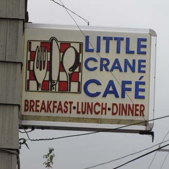 Little Crane Cafe - Sign - American Near Me - Vader, Washington